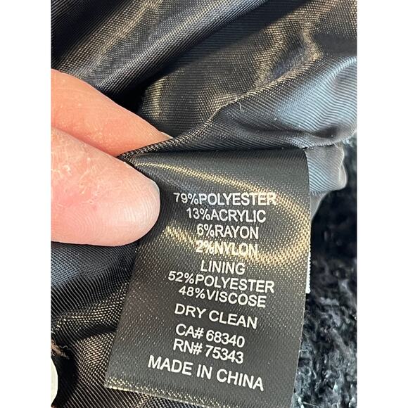 Joie Metallic Shimmer Knit Bomber Jacket | Size S/P | Small Boho Luxe - Picture 7 of 7